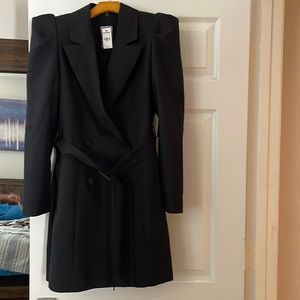 Express black jacket dress